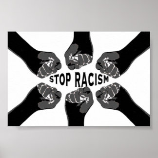 Stop racisme poster