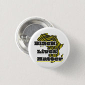 Stop racisme ronde button 3,2 cm (Voorkant /achterkant)