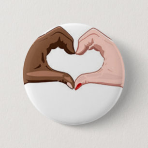 Stop racisme ronde button 5,7 cm
