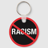 Stop racisme sleutelhanger (Voorkant)