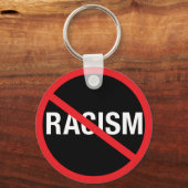 Stop racisme sleutelhanger (Voorkant)