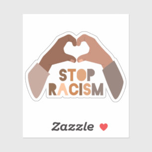 Stop racisme sticker