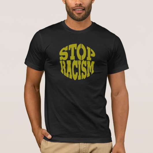 Stop racisme t-shirt (Voorkant)
