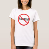 Stop racisme t-shirt (Voorkant)