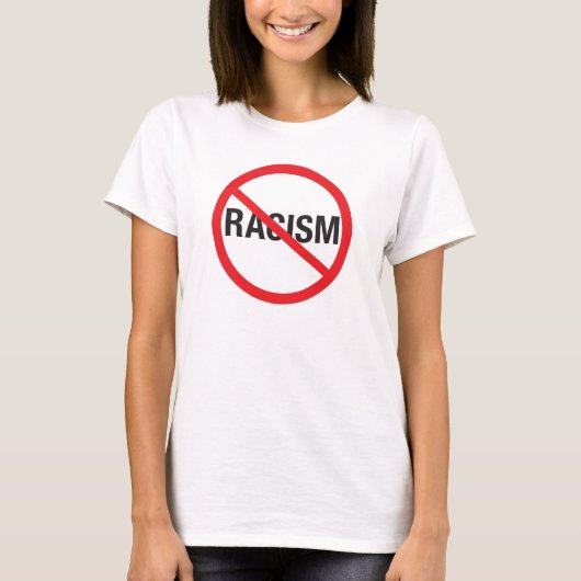Stop racisme t-shirt (Voorkant)