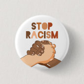 Stop racistische Button (Voorkant)