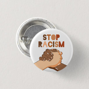 Stop racistische Button