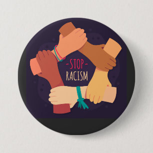 Stop racistische Button