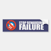 STOP REWARING FAILURE Bumpersticker (Voorkant)