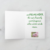 "STOP...RUIK...EN ONTHOUD HET ROOS..." KAART (Binnen)