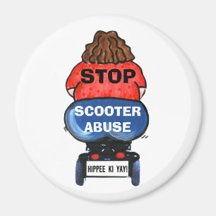 STOP SCOOTER ABUSE magneten