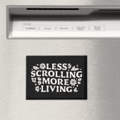 Stop scrollen doomscrollen citaten esthetisch magneet (Insitu (Vaatwasser))