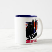 STOP SHARIA UK TWEEKLEURIGE KOFFIEMOK (Voorkant rechts)