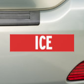 stop sign ice bumpersticker (Op auto)