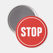 STOP Sign Magnet (Voorkant / Achterkant)