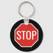 STOP Sign Sleutelhanger (Voorkant)