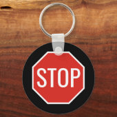 STOP Sign Sleutelhanger (Voorkant)
