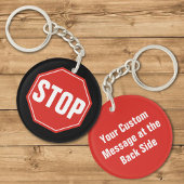 STOP Sign Sleutelhanger