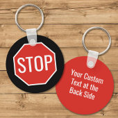 STOP Sign Sleutelhanger