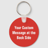 STOP Sign Sleutelhanger (Achterkant)