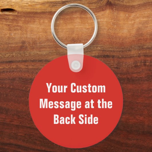 STOP Sign Sleutelhanger (Achterkant)