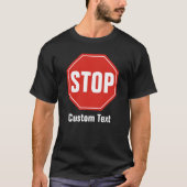 STOP Sign T-shirt (Voorkant)