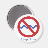 Stop Sine Magnet (Voorkant / Achterkant)
