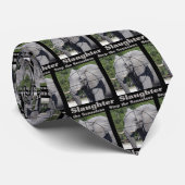 Stop slachting-olifant stropdas (Opgerold)