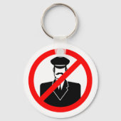 Stop Sleutelhanger deurman Sign (Achterkant)