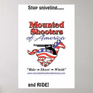 Stop Sniveling-MSA Poster