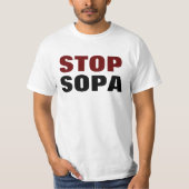 STOP SOPA T-SHIRT (Voorkant)