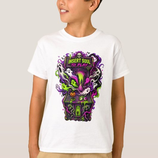 Stop Soul Haunted Arcade Halloween T-shirt (Voorkant)