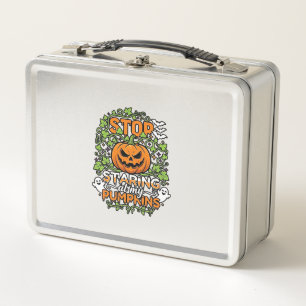 Stop Starende Pompoenen Halloween Geesten Vleermui