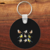 Stop Staring At My Funny Birdwatching Birds Lover  Sleutelhanger (Voorkant)