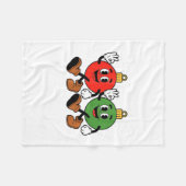 Stop Staring At My Funny Dirty Christmas Adult Hum Fleece Deken (Voorkant (Horizontaal))