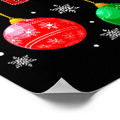 Stop Staring At My Red Plaid Ugly Sweater Couple  Poster (Hoek)