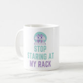 STOP STARTEN BIJ MIJN RACK - FUNNY LAB TECH KOFFIEMOK (Voorkant links)