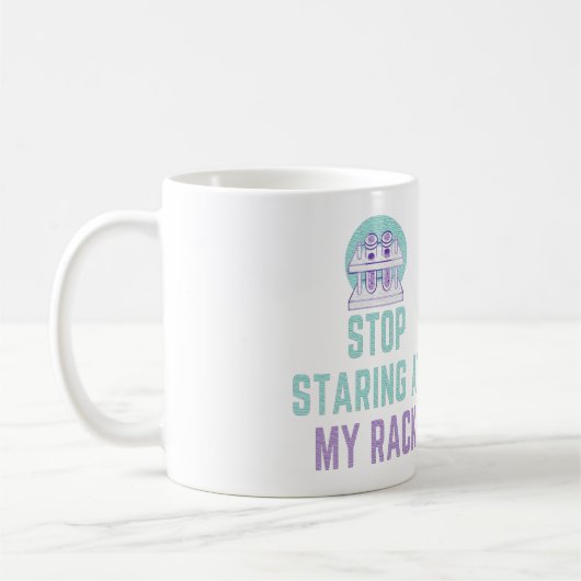 STOP STARTEN BIJ MIJN RACK - FUNNY LAB TECH KOFFIEMOK (Links)