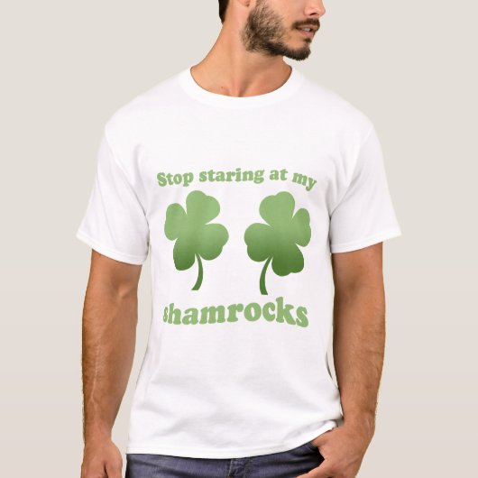 STOP STARTEN MET MIJN T-shirt VOOR SHAMROCKS (Voorkant)