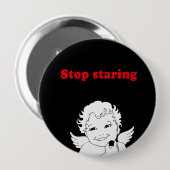 STOP STARTEN RONDE BUTTON 4,0 CM (Voorkant /achterkant)