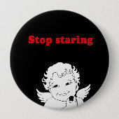 STOP STARTEN RONDE BUTTON 4,0 CM (Voorkant)