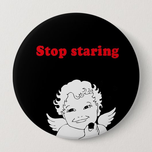 STOP STARTEN RONDE BUTTON 4,0 CM (Voorkant)