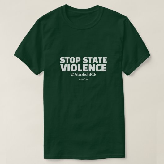 STOP STATE VIOLENCE - A MisterP Shirt (Design voorkant)