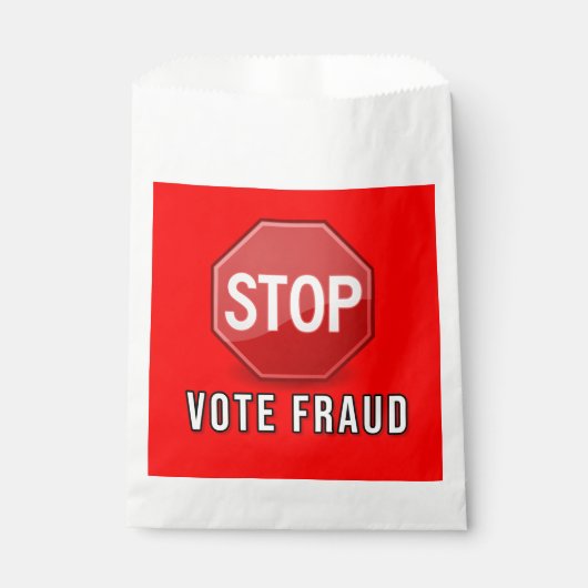 Stop stemfraude bedankzakje (Voorkant)