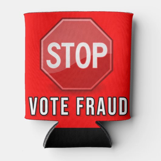 Stop stemfraude blikjeskoeler (Voorkant)