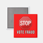Stop stemfraude magneet (Voorkant / Achterkant)