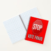 Stop stemfraude notitieboek (Binnen)