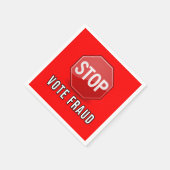 Stop stemfraude servet (Hoek)
