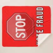 Stop stemfraude sherpa deken (Voorkant (horizontaal))