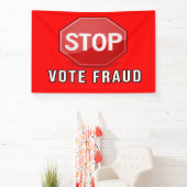 Stop stemfraude spandoek (Insitu)